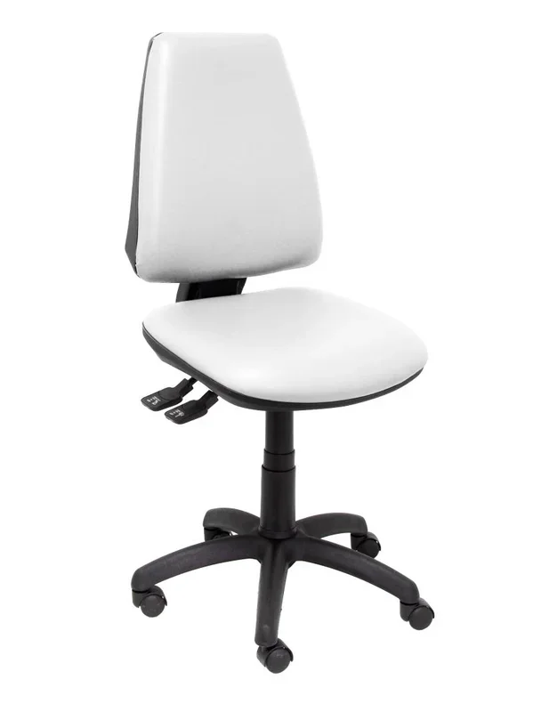 Piqueras y Crespo Silla Elche sincro similpiel, Nailon, Blanco, One Size