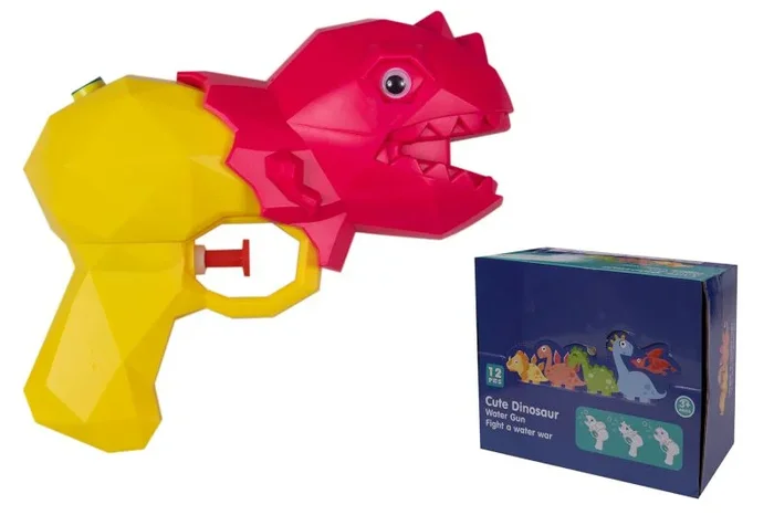 Pistola de agua dinosaurio expositor 12ud