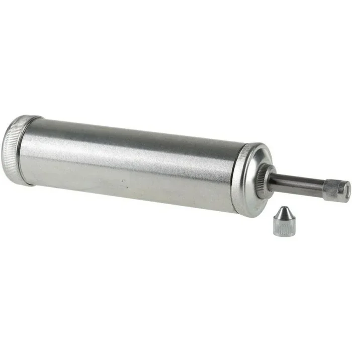 Pistola de silicona Kayser, modelo 4000356301, acero resistente, boquilla en punta y hueca, tubo extraíble, sellado preciso y duradero