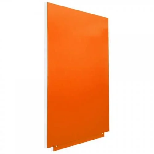 Pizarra sin marco skinwhiteboard color rojo claro anaranjado escala de naranjas. medida 100x150cm magnética modular rocada 6421r-2008
