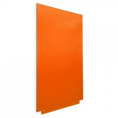 Pizarra sin marco skinwhiteboard color rojo claro anaranjado escala de naranjas. medida 75x115cm magnética modular rocada 6420r-2008
