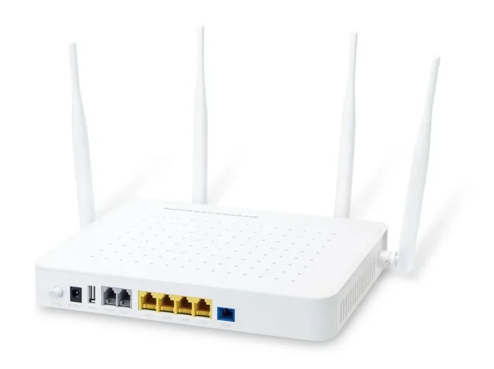 PLANET GPON HGU with 4-Port Unidad de red óptica (ONU, Optical network unit)