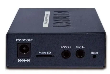 Planet IVS-H125P 704 x 576Pixeles 30pps servidor y codificador de vídeo – Servidor de video (704 x 576 Pixeles, 30 pps, H.264,M-JPEG,MPEG4, Usuario, IPv4, IPv6, TCP/IP, UDP, HTTP, HTTPS, SMTP, FTP, NTP, DNS, DDNS, DHCP, ARP, Bonjour, UPnP, RTSP,…, 100BA