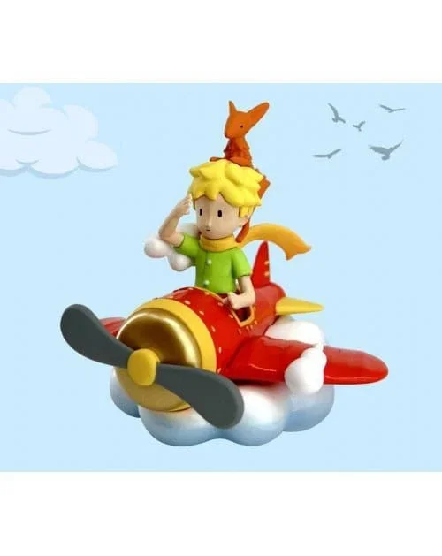 Plastoy – Figura de El Principito y el Zorro en Avión