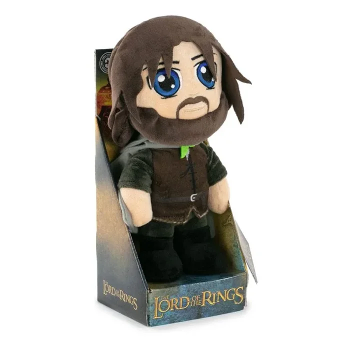 Play by Play The Lord of The Rings – Peluches El Señor de los Anillos 28cm Aragorn Frodo Gandalf Gollum Legolas Edición Coleccionista – Calidad Super Soft (con Caja Presentación, Aragorn)