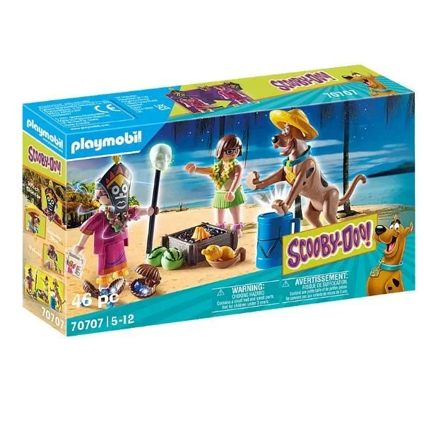 PLAYMOBIL Scooby-DOO! 70707 Aventura con Witch Doctor, A Partir de 5 años