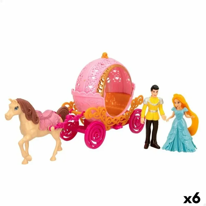 Playset colorbaby isabella 6 unidades 28,5 x 14,5 x 7 cm carruaje