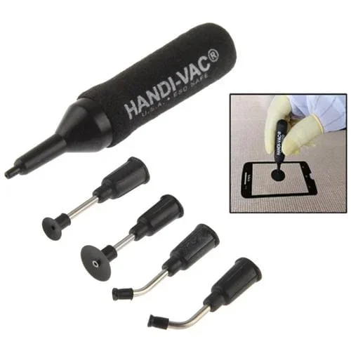Pluma de Succión de Vacío Antiestática SeLector de Componentes IC (Negro)