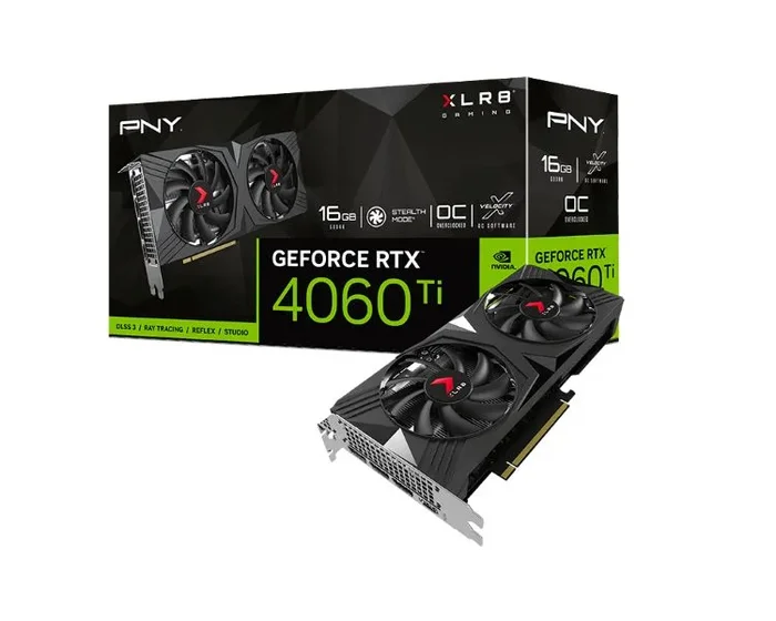PNY VCG4060T16DFXPB1-O tarjeta gráfica NVIDIA GeForce RTX 4060 Ti 16 GB GDDR6