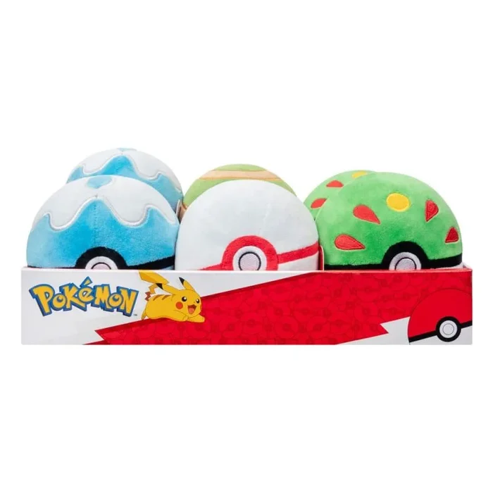 Pokémon peluches poké balls 10 cm surtido (6)