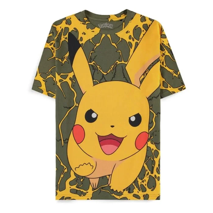 Pokémon Pikachu Relámpago Hombre Camiseta Multicolor XL