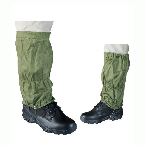 Polainas con pasador de suela metálico de color verde militar Aventuralia 40908