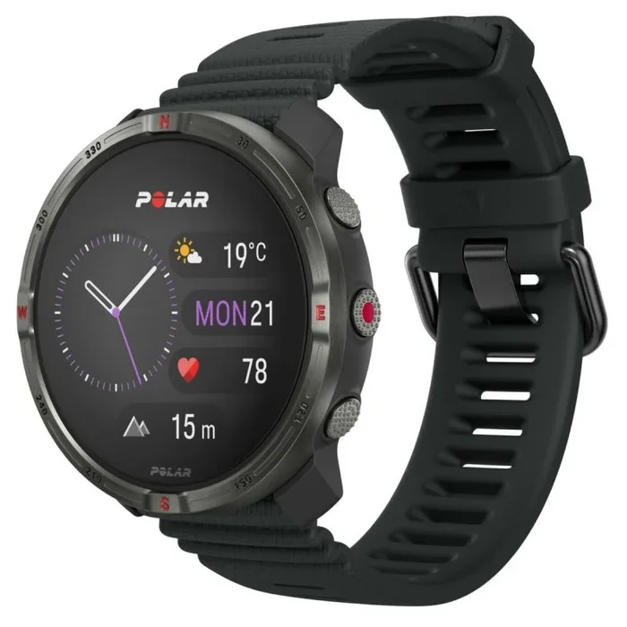 Polar Grit X2 – Reloj GPS multideportivo para exteriores, pantalla AMOLED, mapas sin conexión, GPS de doble frecuencia, ECG de muñeca, biosensor de elixir, TrainingPeaks, SpO2, duración de la batería