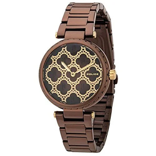 Police Reloj Analógico para Mujer de Cuarzo con Correa en Acero Inoxidable PL14620MSBZ.12M