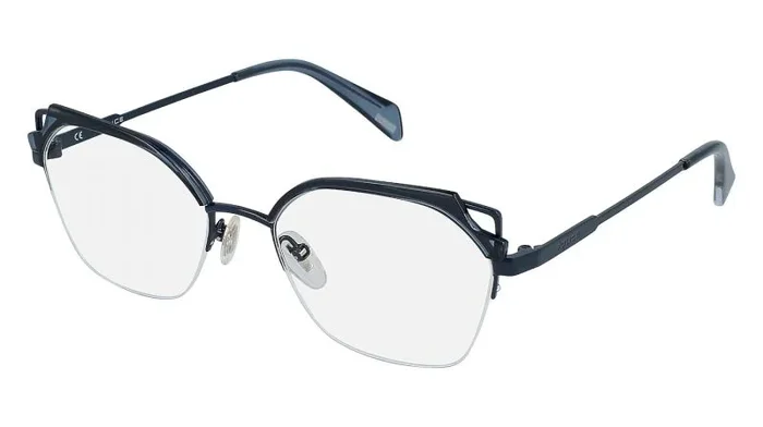 POLICE SPLF19 Gafas, Shiny Black, 51 para Hombre