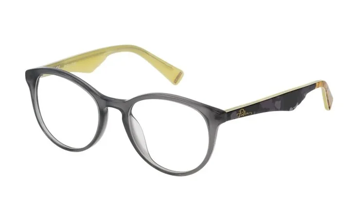 POLICE VPL416500M77 Gafas, Shiny Opal Grey, 50/20/140 para Mujer