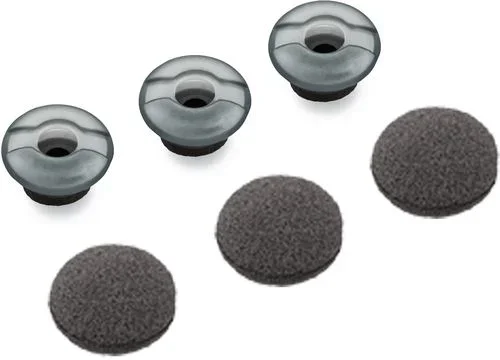 POLY 81292-02 almohadilla para auriculares Silicona Gris 3 pieza(s)