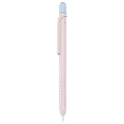 Portalápices Magnético Cy152 De Silicona Colorblock Para Lápiz 1 (Rosa)