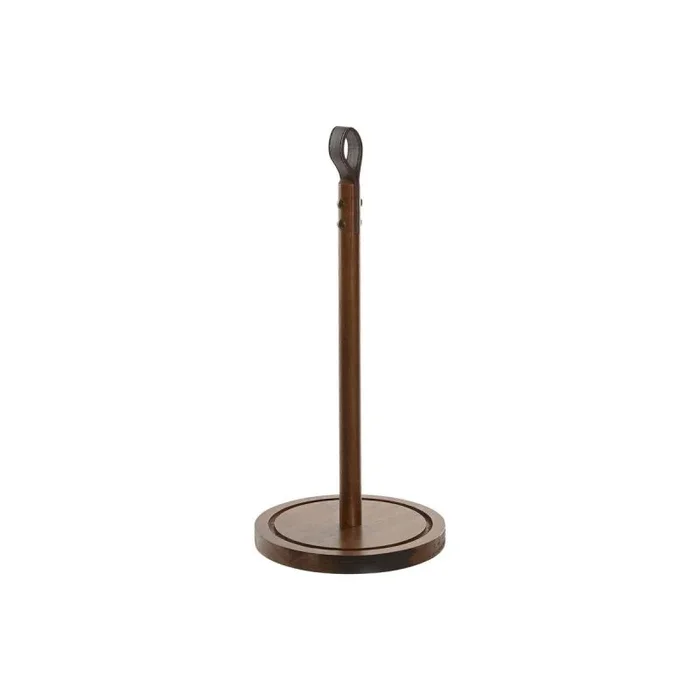 Portarrollo de papel de cocina home esprit natural poliuretano acacia 15 x 15 x 33 cm