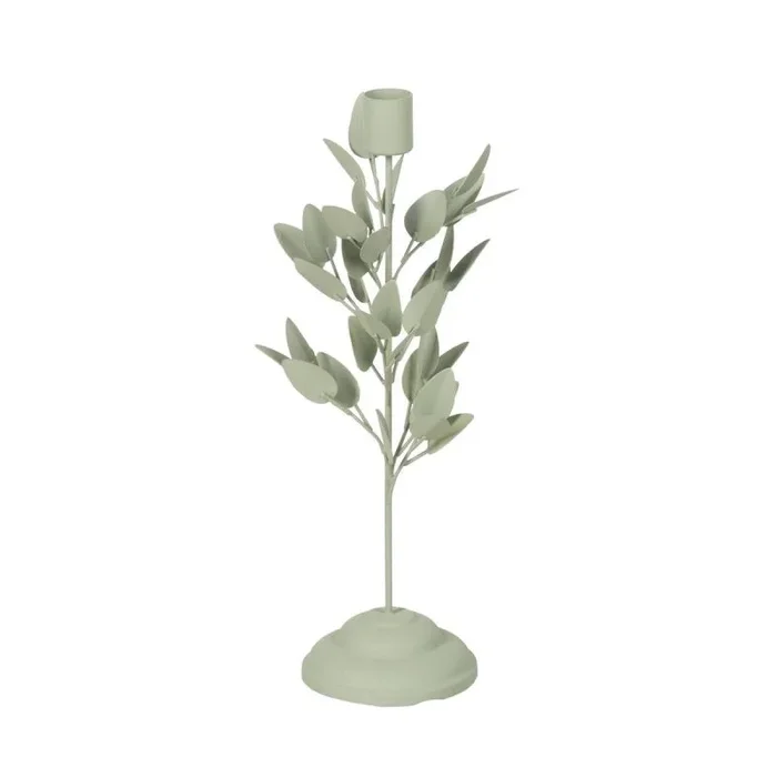 Portavelas Verde Claro Hierro 8 x 8 x 29 cm – Marca: BigBuy Home – EAN: 8445146130679