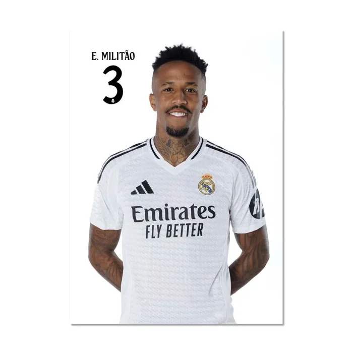 Postal real madrid 2024/2025 militao