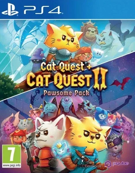 PQube Cat Quest + Cat Quest 2 – Pawsome Pack Bundle PlayStation 4