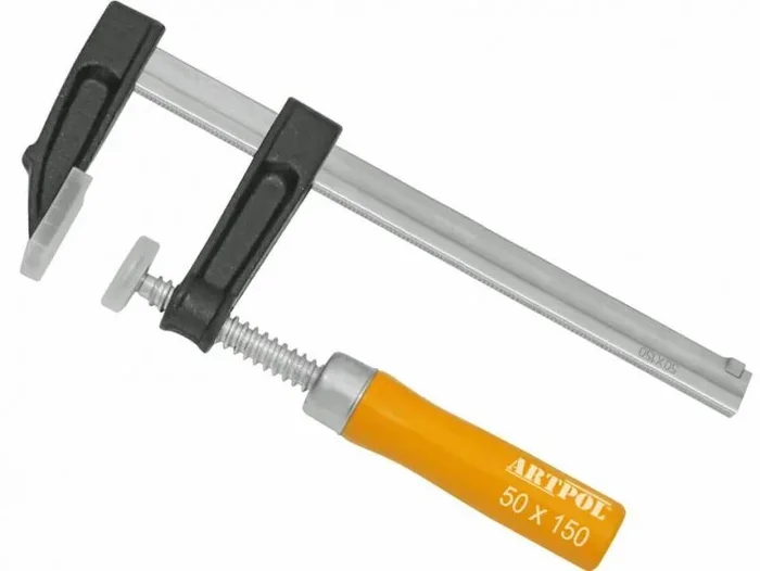 Prensa de banco 80x300mm Art-Pol | Alta resistencia y sujeción | Ideal para trabajos de carpintería, mecánica e industria | Fabricada en acero de alta calidad