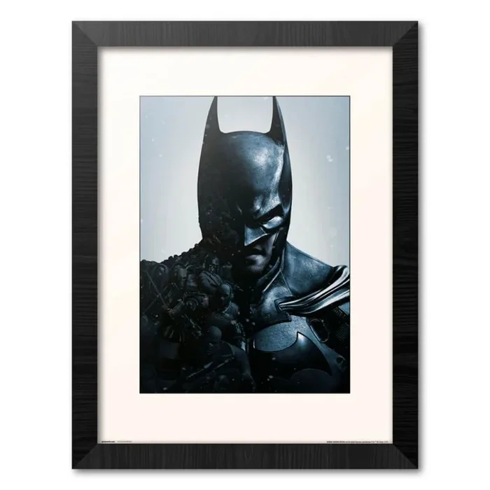 Print enmarcado 30×40 cm dc comics batman arkham origins