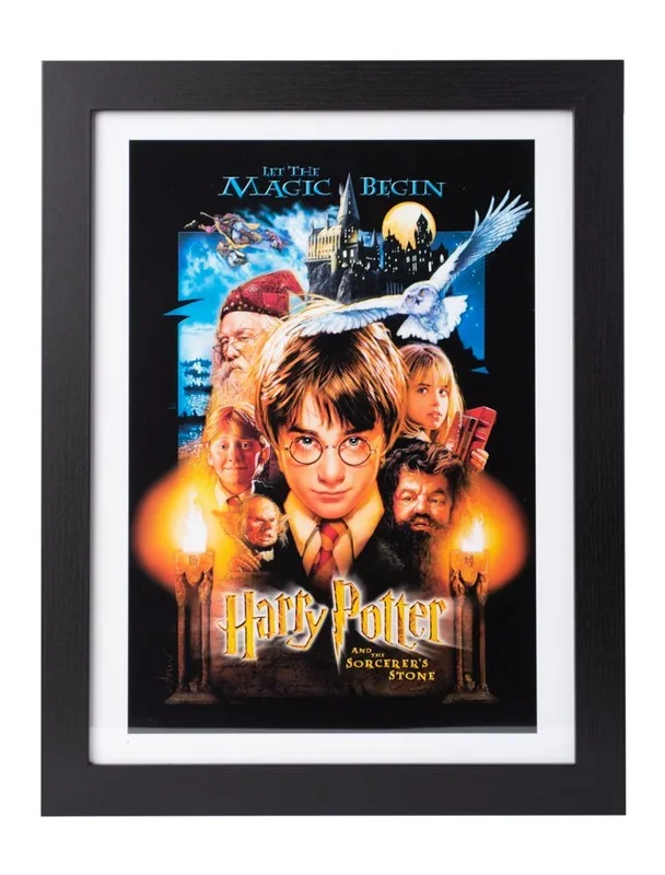 Print enmarcado 30×40 cm harry potter y la piedra filosofal
