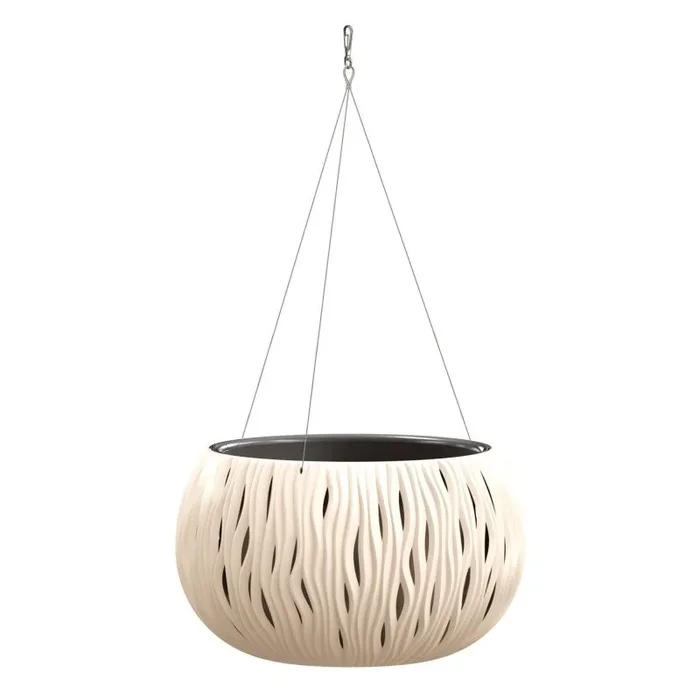 Prosperplast Sandy Bowl WS 370 – Macetero de plástico, Color Beige