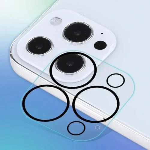Protector de Lente Cámara iPhone 13 Pro Max Vidrio Templado Antideslumbrante