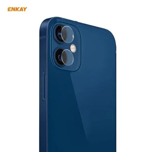 Protector de Lente de Cámara Trasera Enkay para iPhone 12/12 Mini 0.2mm 9H 2.15D Película Vidrio Templado (1 Set)