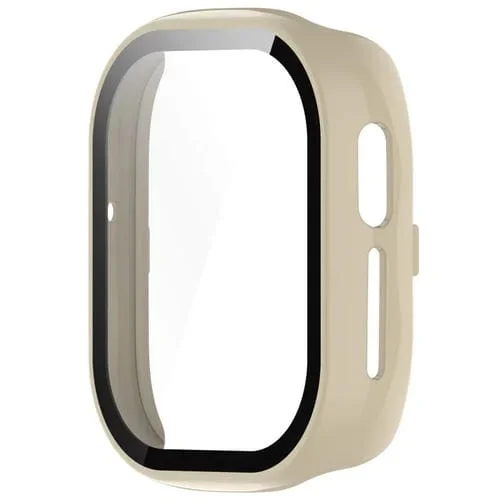 Protector de Pantalla + Caja Honor Watch 4 Vidrio Templado Integrado (Blanco Marfil)