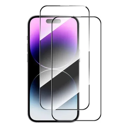 Protector de Pantalla iPhone 15 Pro Max Enkay Full Glue Aluminio-Silicio (2PCs)