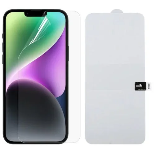 Protector de Pantalla Película Hidrogel para iPhone 15 Completa a Prueba de Explosiones