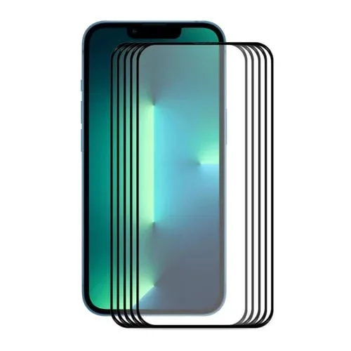 Protector de Pantalla Vidrio Templado Enkay Hat-Prince para iPhone 13 Pro Max Full Glue 0.26mm 9H 2.5D (5PCs)