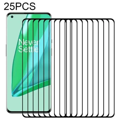Protector de Pantalla vidrio templado OnePlus 9 Pro Edge Glue 9H HD 3D (Negro) 25 unidades