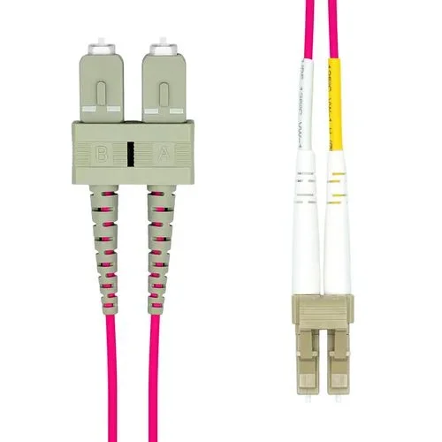 ProXtend FO-LCSCOM4D-0005 cable de fibra optica 0,5 m LC SC OM4 Violeta