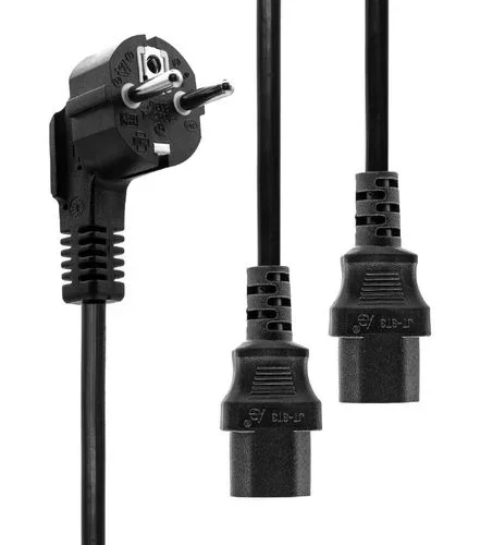 ProXtend PC-FA2XC13-002 cable de transmisión Negro 2 m Enchufe tipo F C13 acoplador