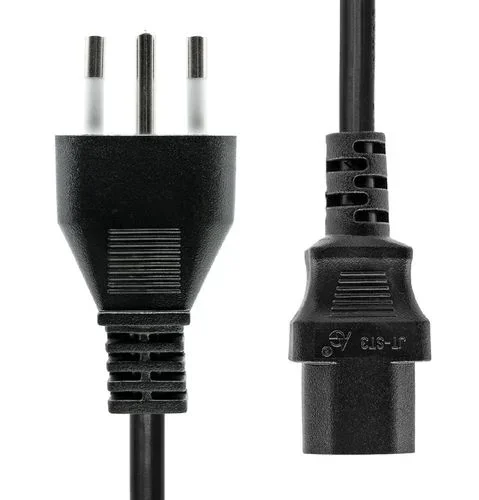 ProXtend PC-LC13-002 cable de transmisión Negro 2 m Enchufe tipo L C13 acoplador