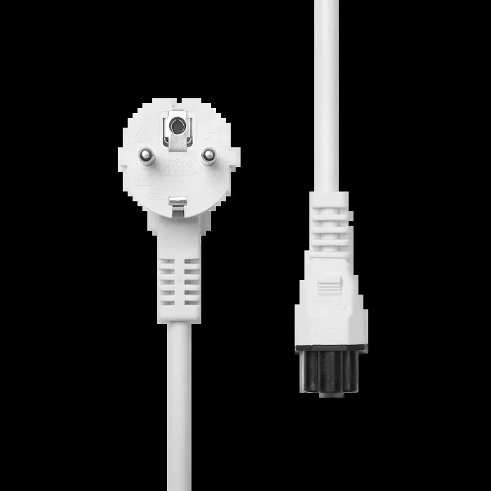 ProXtend Power Cord Schuko Angled to C5 1M White Blanco Enchufe tipo F C5 acoplador