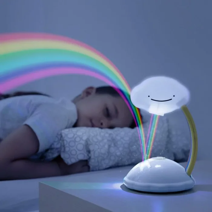 Proyector led nube arcoíris libow innovagoods