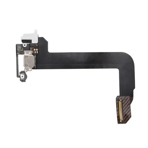 Puerto de Carga y Cable Flex de Audio iPod Touch 6 (Blanco)