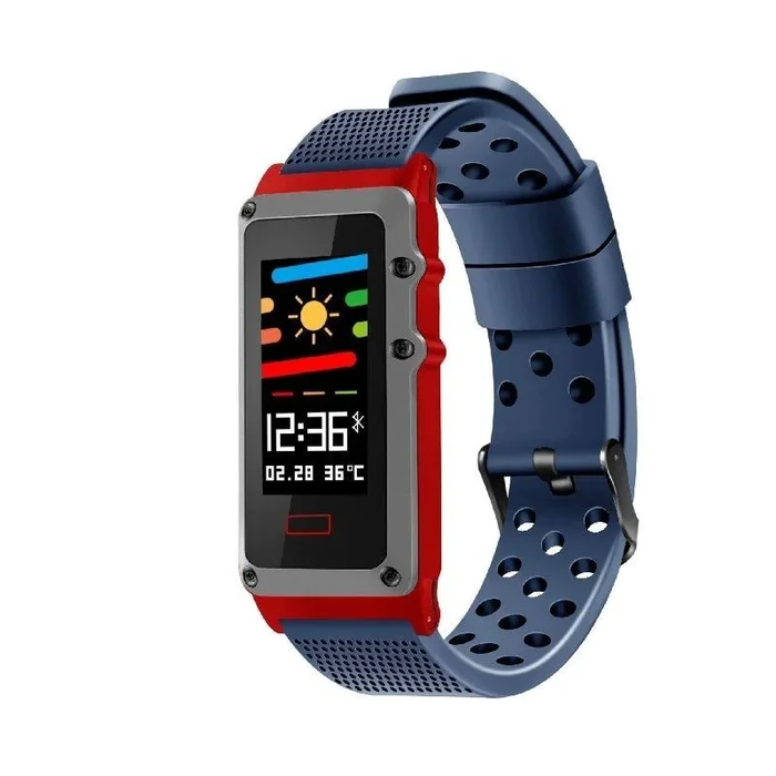 Pulsera cuantificadora leotec funny band blue – pantalla color 2.44cm – bt – multisport – notificaciones – ip67 – bat.120mah – compatible ios/android