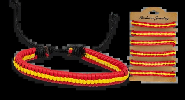 Pulsera Polipiel España, Set 6 Piezas