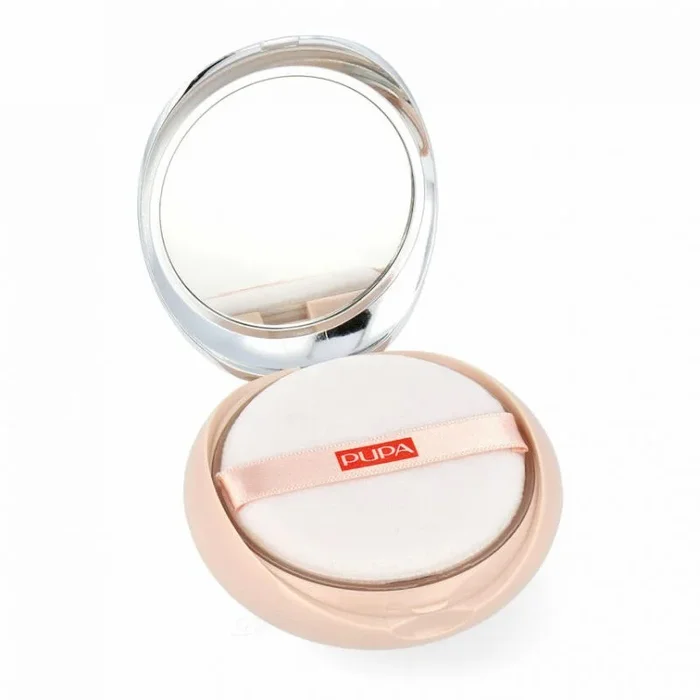 Pupa Like a Doll Iluminador Suelto 9g – Color Rosy Nude 002, Efecto Radiante y Natural para Rostro y Escote
