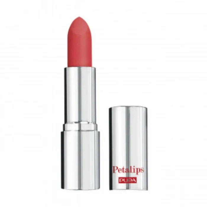 PUPA Milano Petalips 3,5 g – Labial Mate 014 Wild Poppy, Color Rojo Intenso, Hidratante y Cremoso, Probado Dermatológicamente
