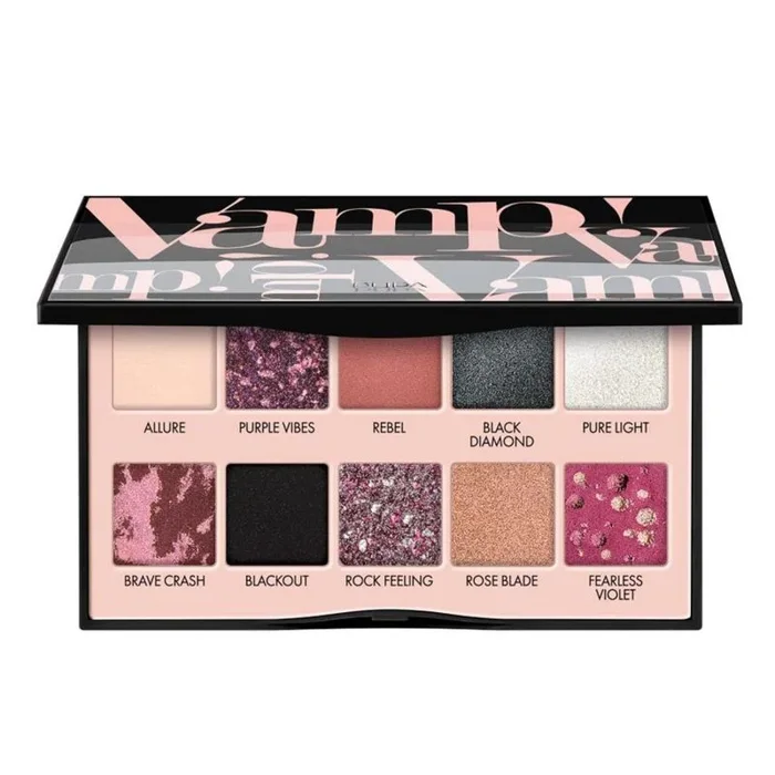 PUPA Milano Vamp! Palette sombra de ojos 6,5 g 003 Rebel Black
