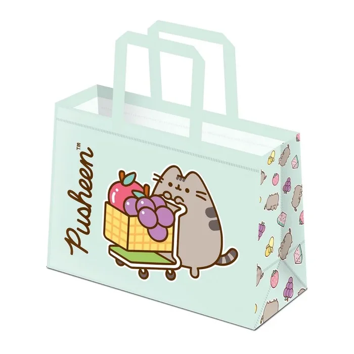 Pusheen – Bolsa para la Compra Diseño Fruta (Talla Única) (Menta)