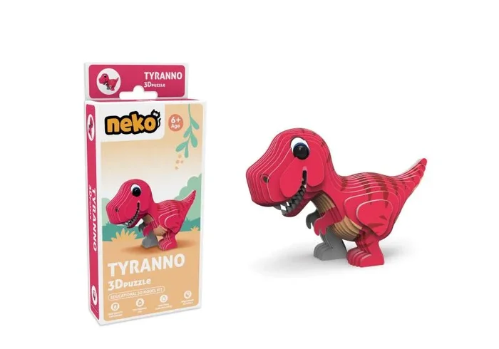 Puzzle 3d tiranosaurio